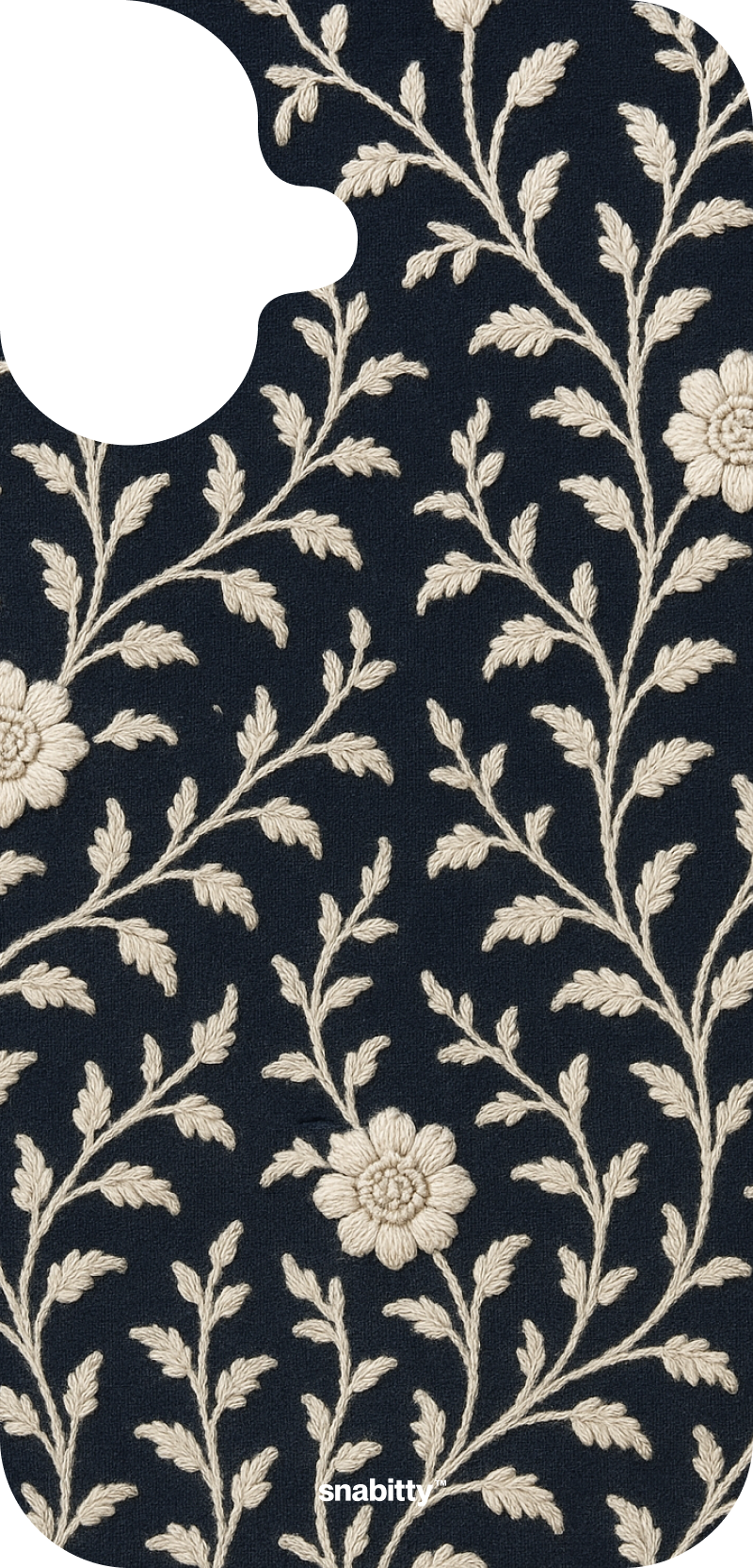 Navy Voile Chikankari