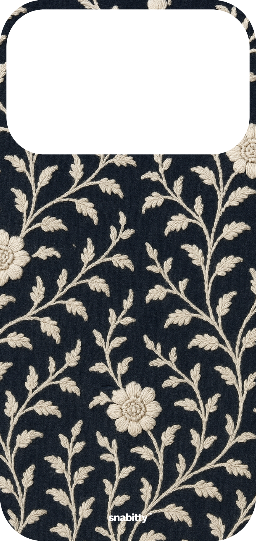 Navy Voile Chikankari