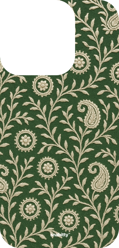 Forest Green Chikankari 1