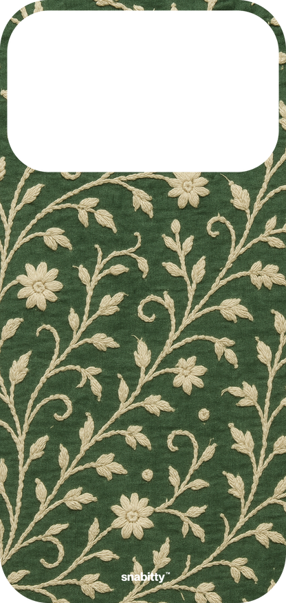 Forest Green Chikankari 2