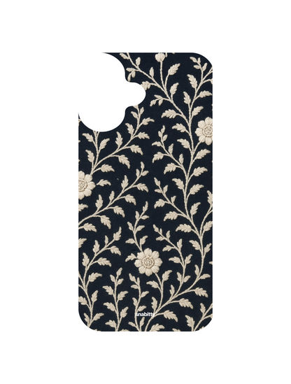 Navy Voile Chikankari