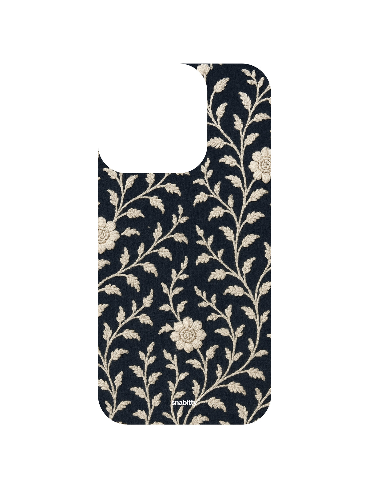 Navy Voile Chikankari