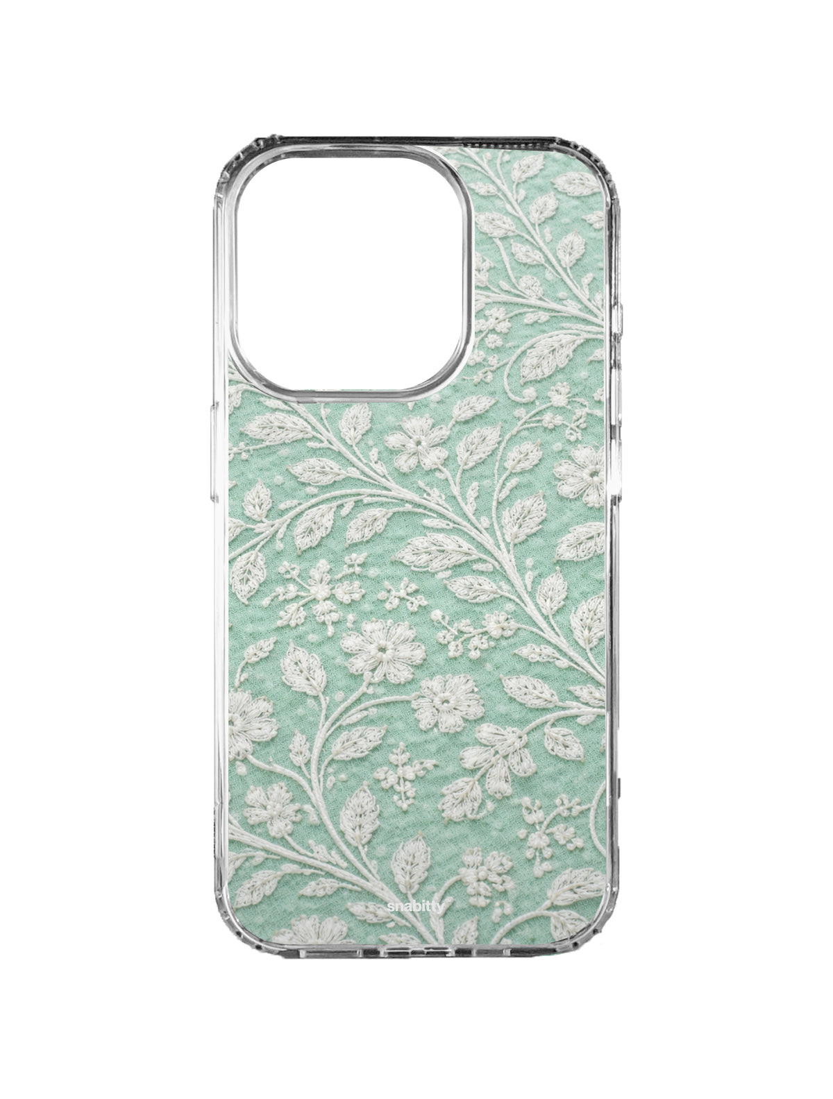 Mint Green Bel aur Phool Chikankari